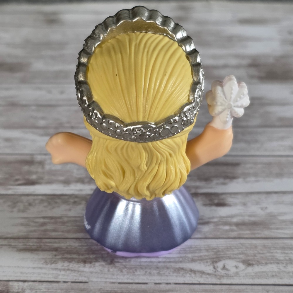Fisher Price Little People Glinda Figure Wicked Movie 3" Good Witch Toy - Picture 2 of 4